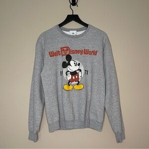 Disney Adults Walt Disney World Mickey Mouse Sweatshirt Size Medium
